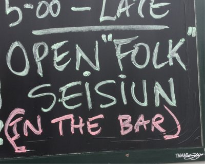 Folk Music Sessions, Tasmania Typo